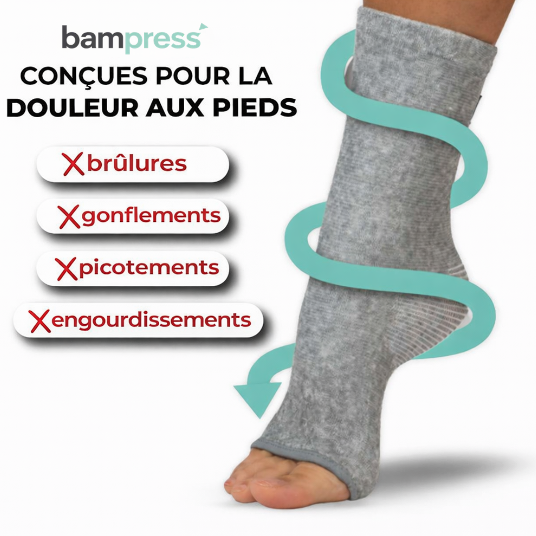 Chaussettes anti-fatigue haut de gamme en bambou